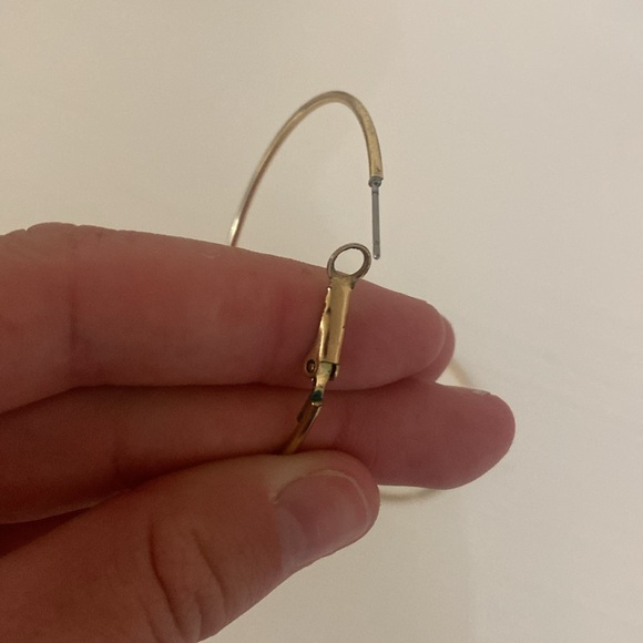 American Eagle Gold Hoop Earrings - Picture 3 of 4